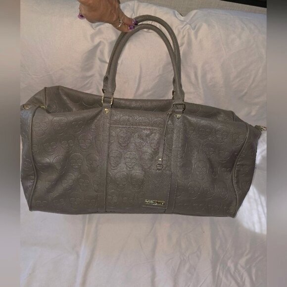 Betsey Johnson Other - BETSEY JOHNSON SKULL HALLOWEEN DUFFLE BAG NWOT WITH DUST BAG